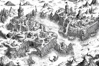 make your fantasy map for rpg, novels and games