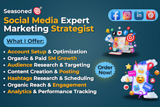 be your social media strategist and maketing specialist