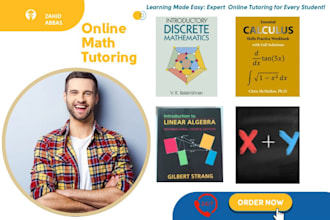 tutor you discrete math, algebra, and probability