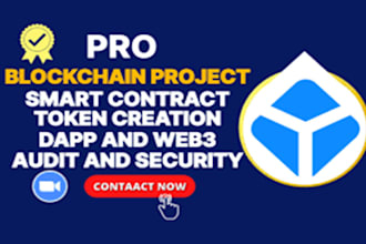 be your developer in web3 projects, smart contracts presale website and dapp