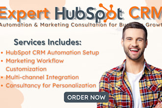 provide expert hubspot CRM automation and marketing consultation
