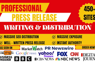 do press release distribution submit press release press release PR distribution