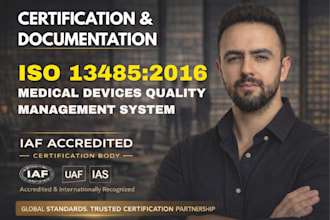 provide iso 13485 documentation and certification