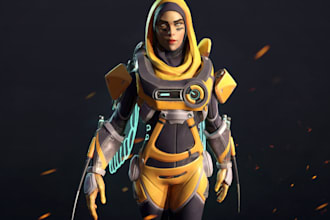 low poly model,3d stylized character,unity game asset,unreal engine 5,3d diorama