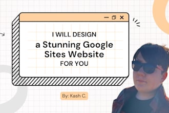 design a stunning google sites website for you