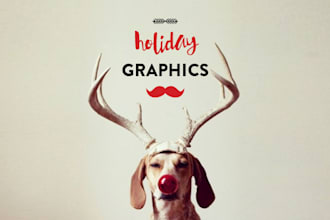 custom design your holiday graphic