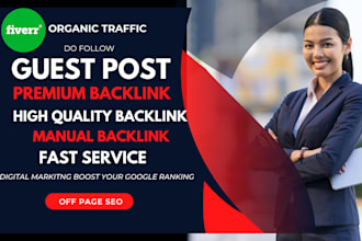 do quality guest post,niche edite,blogger outreach, high da premium seo backlink