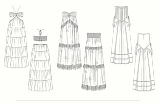 make fashion flat sketch ideal for making techpack