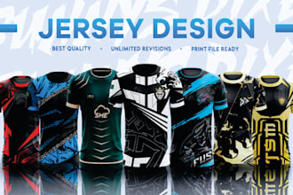do custom jersey design or sublimation design