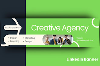 design unique linkedin banner for you through canva