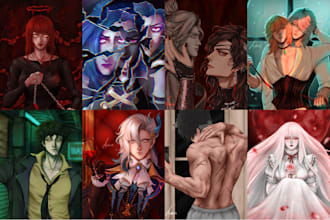 draw digital anime art