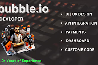 be bubble io developer bubble io app web apps  mvps developer