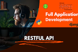 develop restful API on python, mysql, postgresql, etc