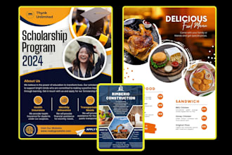 design holiday invitation, holiday flyer, back to school flyer, quick design
