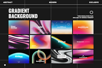 create an aesthetic abstract gradient background design