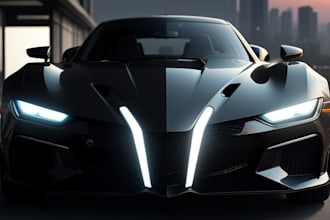 do 3d vehicle car modelling make render in blender
