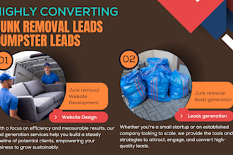 generate junk removal leads junk removal service junk hauling cleaning leads