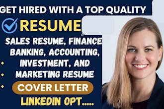 write sales, customer success, accounting, marketing, sdr or bdr resume