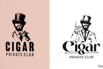 design a luxury cigar band, labels, box, and logo design