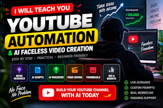 teach you youtube automation and faceless video creation with free ai tools