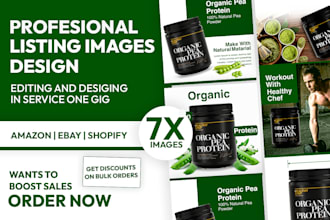design stunning amazon product listing infographics and lifestyle images
