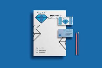 design businesscards letterheads envelopes and stationery in one day