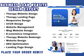 business loan website mca, commercial loan website business loan landing page