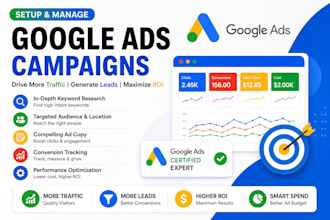set up and manage google ads