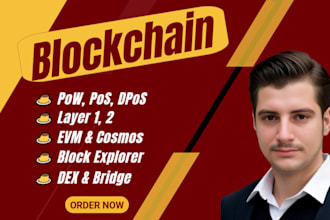 build your blockchain, block chain explorer, dex and bridge