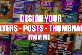 create a professional advertising flyer design