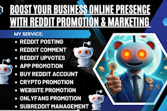 boost business ai website traffic app product link via reddit post management