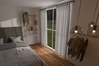 turn your interior designs into a 3d room