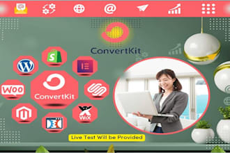 create klaviyo, mailchimp, mailwizz, beehiiv newsletter, and landing page