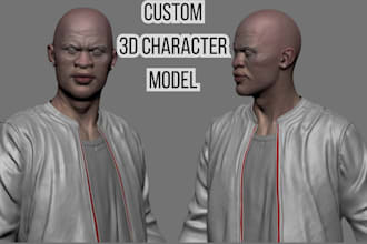 create amazing 3d character modeling metahuman character cartoon model