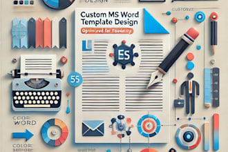 design, create, format, edit, and type ms word document
