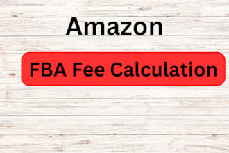 calculate amazon fba and storage fee
