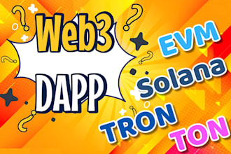 be blockchain developer and web3 dapp defi presale on evm sui solana