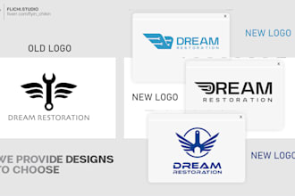 redesign, edit, vectorize or update your logo