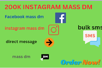 facebook mass dm instagram mass dm daily outreach bulk sms mass dm bot