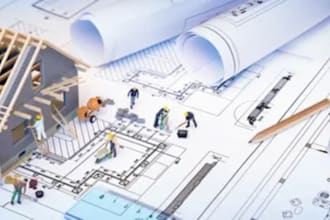 do electrical mep, plumbing drawing plan in autocad with material list