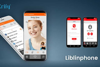 develop linphone application for both ios and mobile, linphone voip app