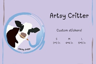 create and ship custom paper stickers