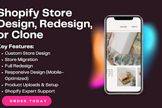 redesign, clone, migrate, copy, duplicate or design shopify store to boost sales