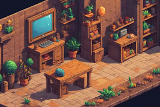 pixel art tileset, background, character 2d game art, pixel game animation