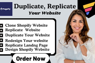 clone duplicate replicate your shopify store or website with gempage and pagefly