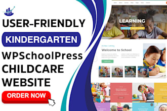 grow kindergarten daycare leads, wpschoolpress funnel build childcare website