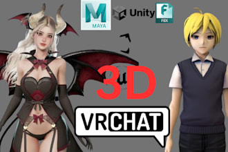 model or edit your 3d fursona furry nsfw vroid anime vtube avatar for vrchat