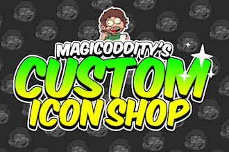 draw custom profile icons in my art style