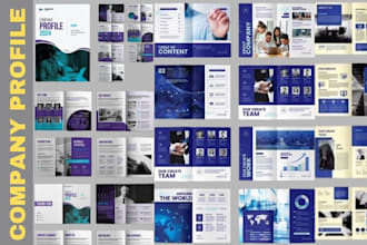 company profile, brochure design, bifold, business proposal, booklet design