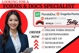 setup pandadoc tally prime ninja form cognito form online survey gravity forms